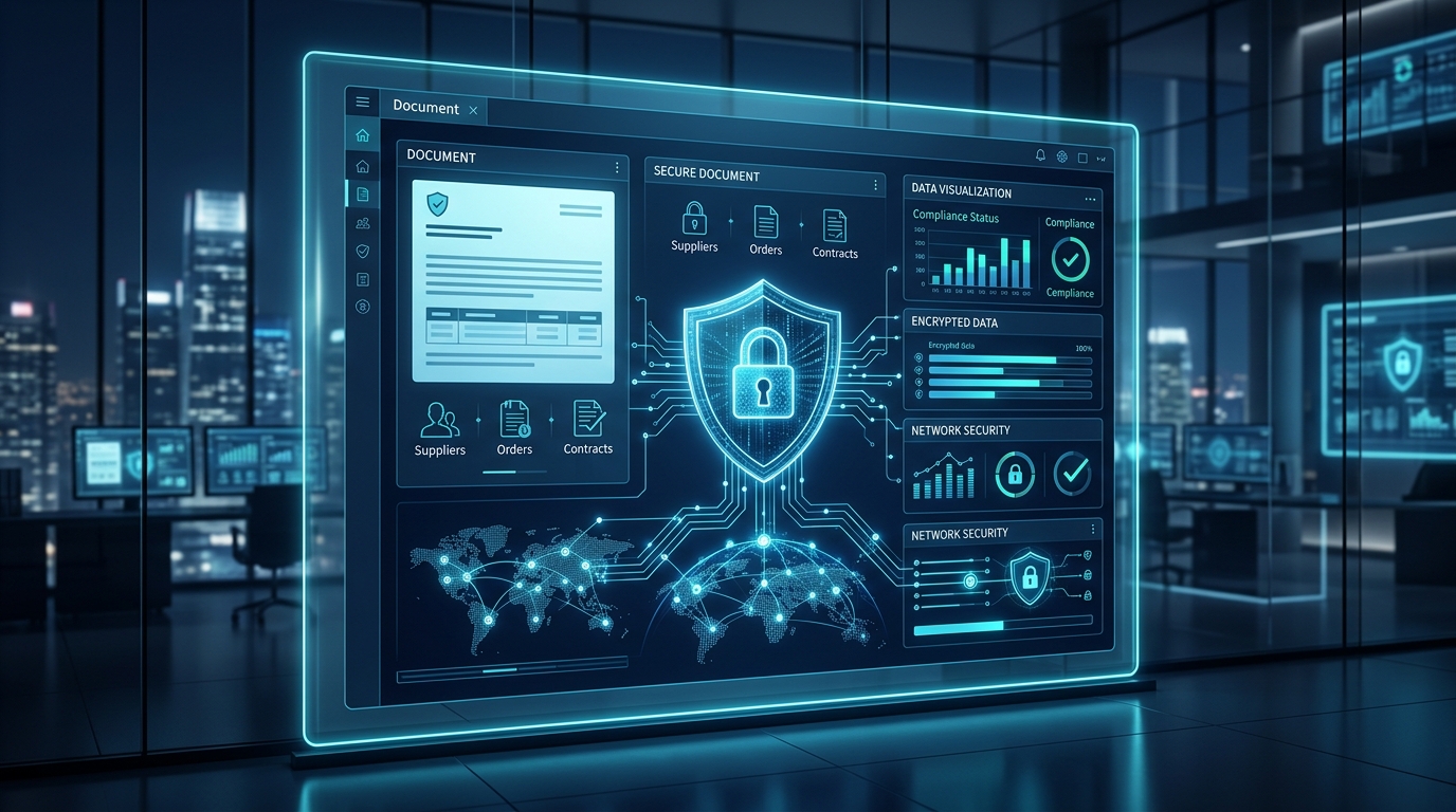 Secure data and privacy management for global B2B sourcing