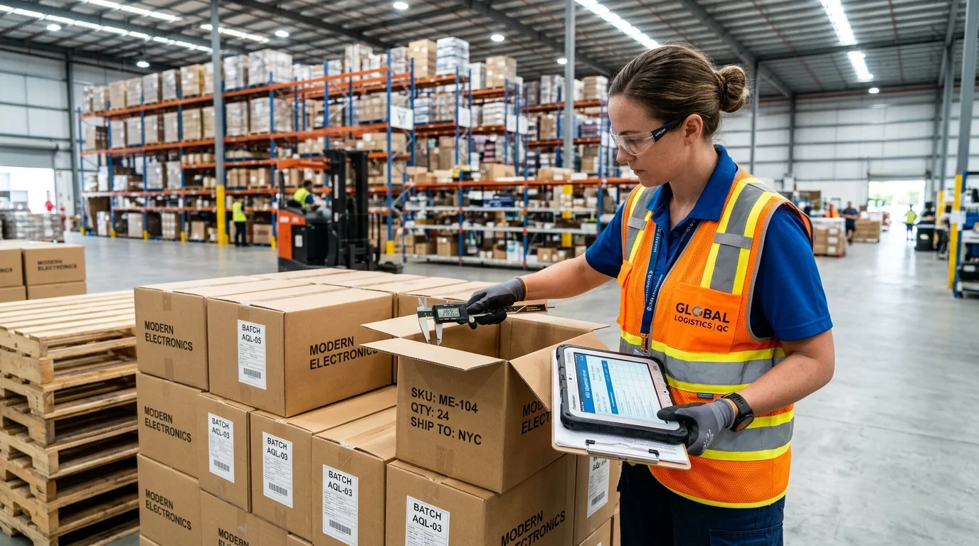 Quality-control coordination and pre-shipment inspection